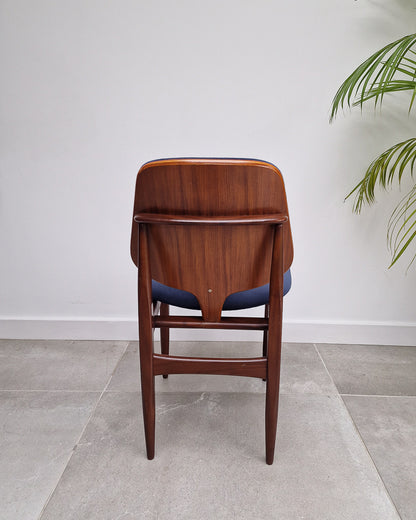 Mid Century Teak Dining Chairs (Set of 4)