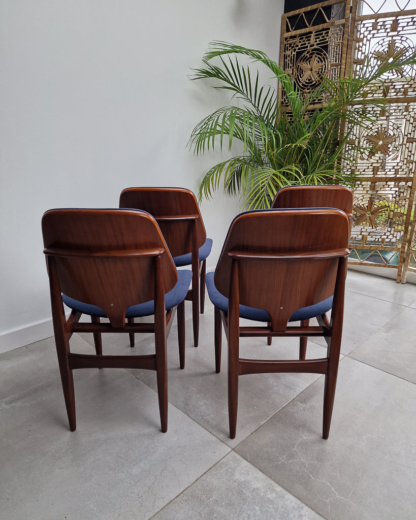 Mid Century Teak Dining Chairs (Set of 4) Elliotts of Newbury