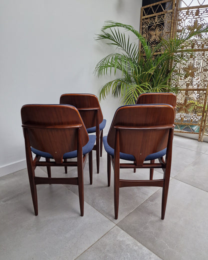 Mid Century Teak Dining Chairs (Set of 4) Elliotts of Newbury