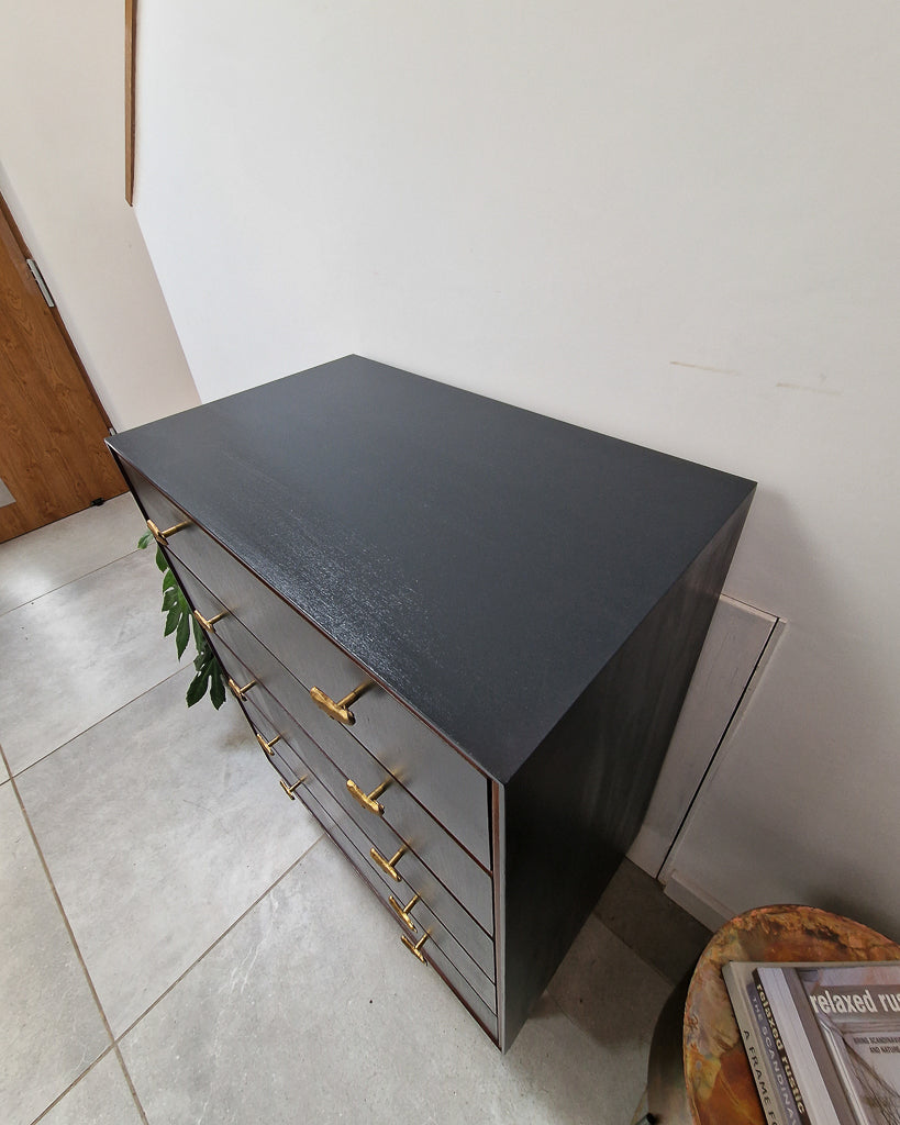 Mid Century Painted Chest of Drawers