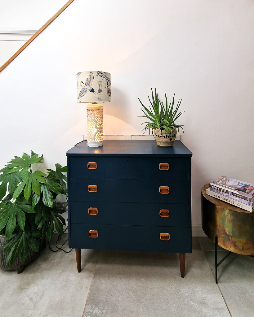 Mid Century Painted Chest of Drawers