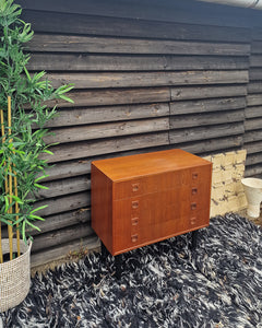 Mid Century Teak Chest of Drawers