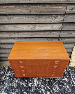 Mid Century Teak Chest of Drawers
