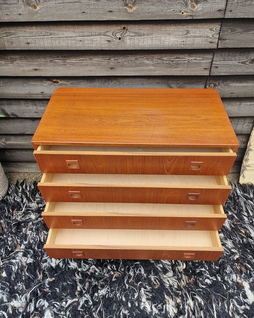 Mid Century Teak Chest of Drawers
