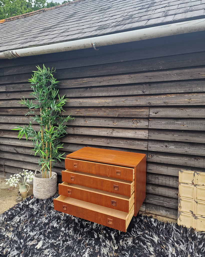 Mid Century Teak Chest of Drawers
