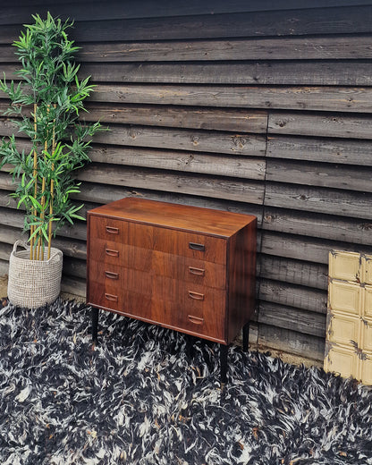 Mid Century Rosewood Chest of Drawers