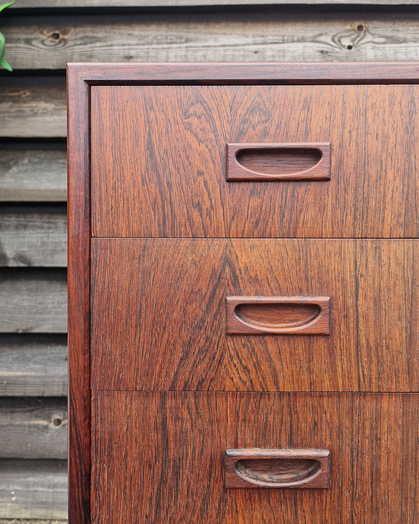 Mid Century Rosewood Chest of Drawers