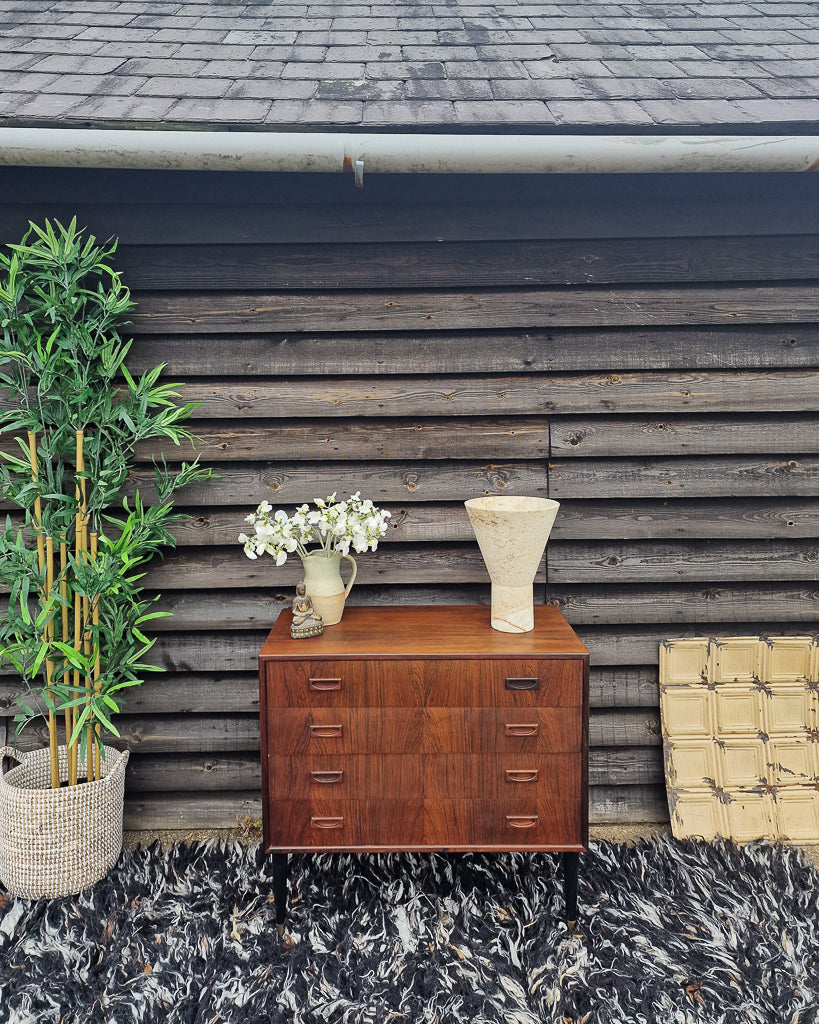 Mid Century Rosewood Chest of Drawers