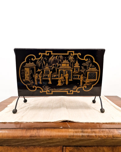 Vintage Chinoiserie Magazine Rack