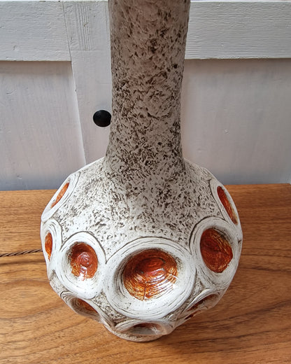 Mid Century Chalkware Table Lamp