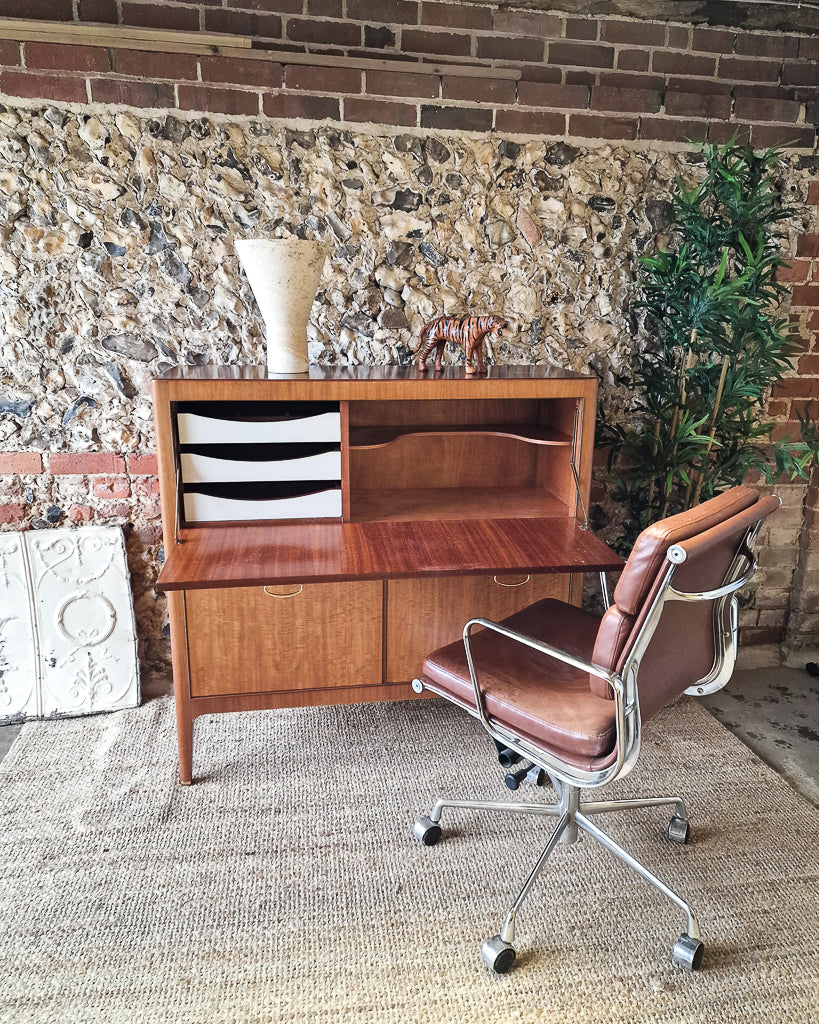 Mid Century Cocktail Cabinet / Desk Greaves & Thomas