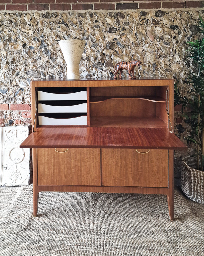 Mid Century Cocktail Cabinet / Desk Greaves & Thomas