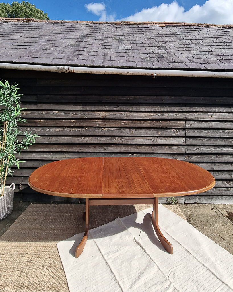 Mid Century Teak Dining Table & Chairs (x 4)