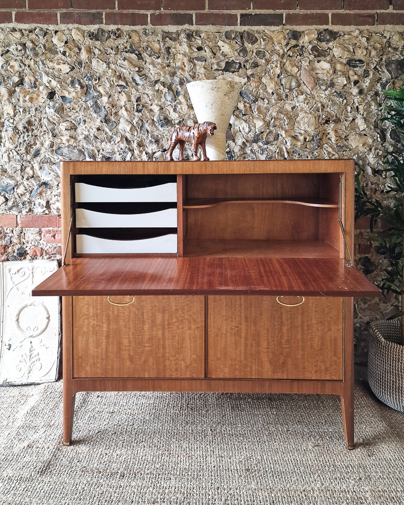 Mid Century Cocktail Cabinet / Desk Greaves & Thomas