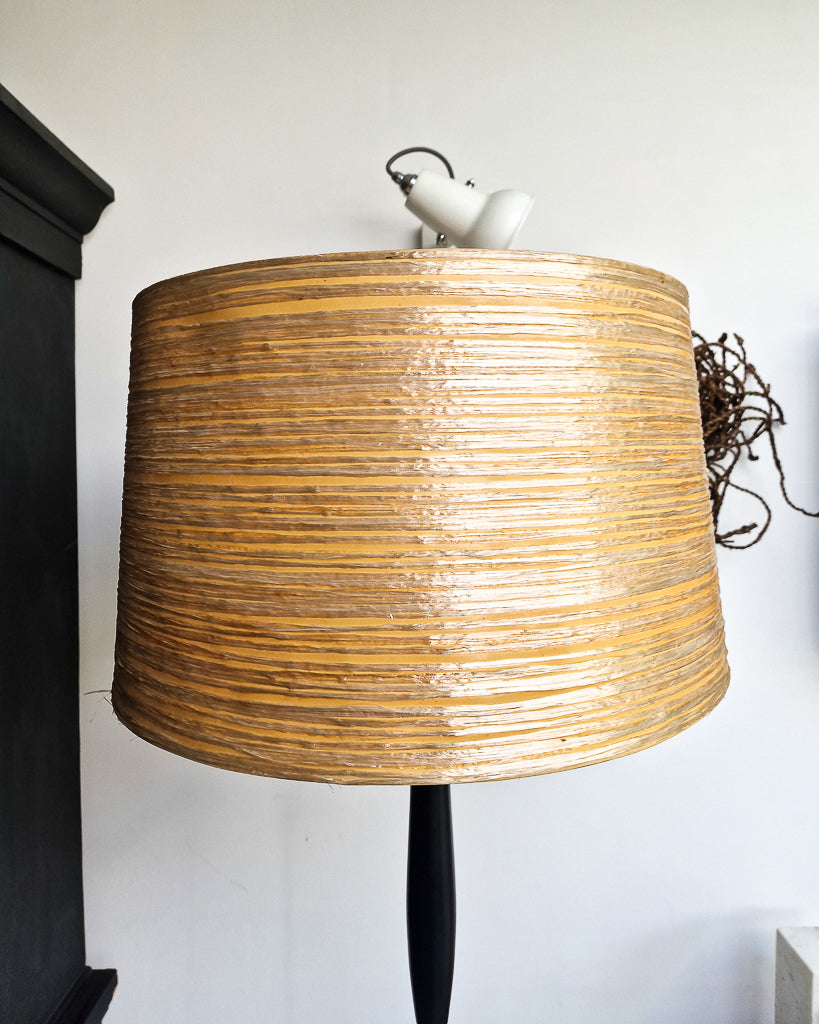 Mid Century Ebonised Standard Floor Lamp inc. Shade