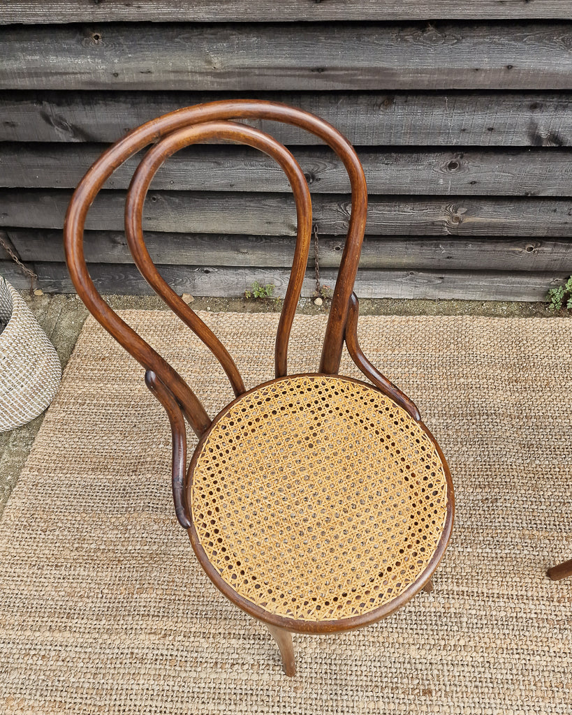 Thonet No.18 Bentwood & Cane Chairs (Pair)