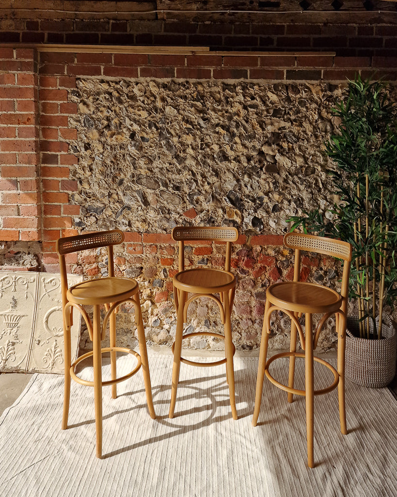 Mid Century Thonet Kitchen / Bar Stools (Trio)