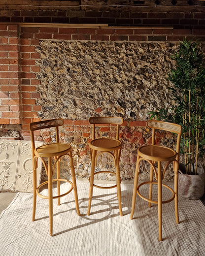 Mid Century Thonet Kitchen / Bar Stools (Trio)