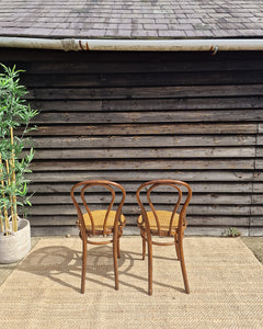 Thonet No.18 Bentwood & Cane Chairs (Pair)