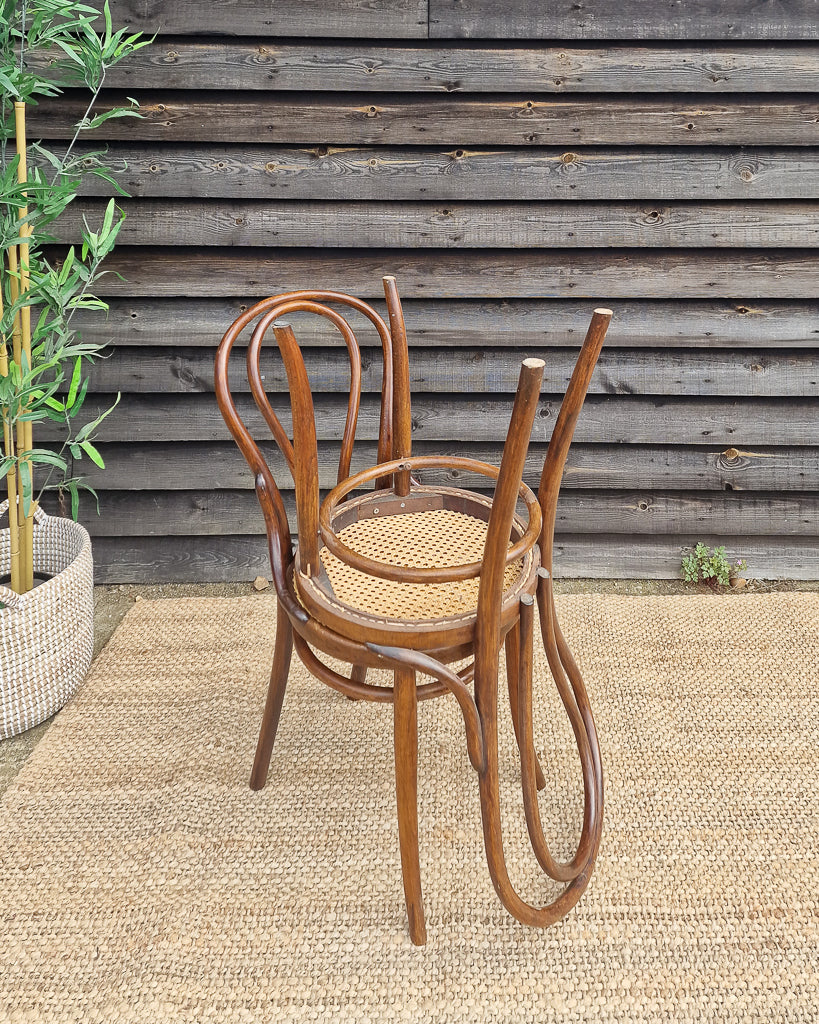 Thonet No.18 Bentwood & Cane Chairs (Pair)