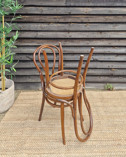 Thonet No.18 Bentwood & Cane Chairs (Pair)