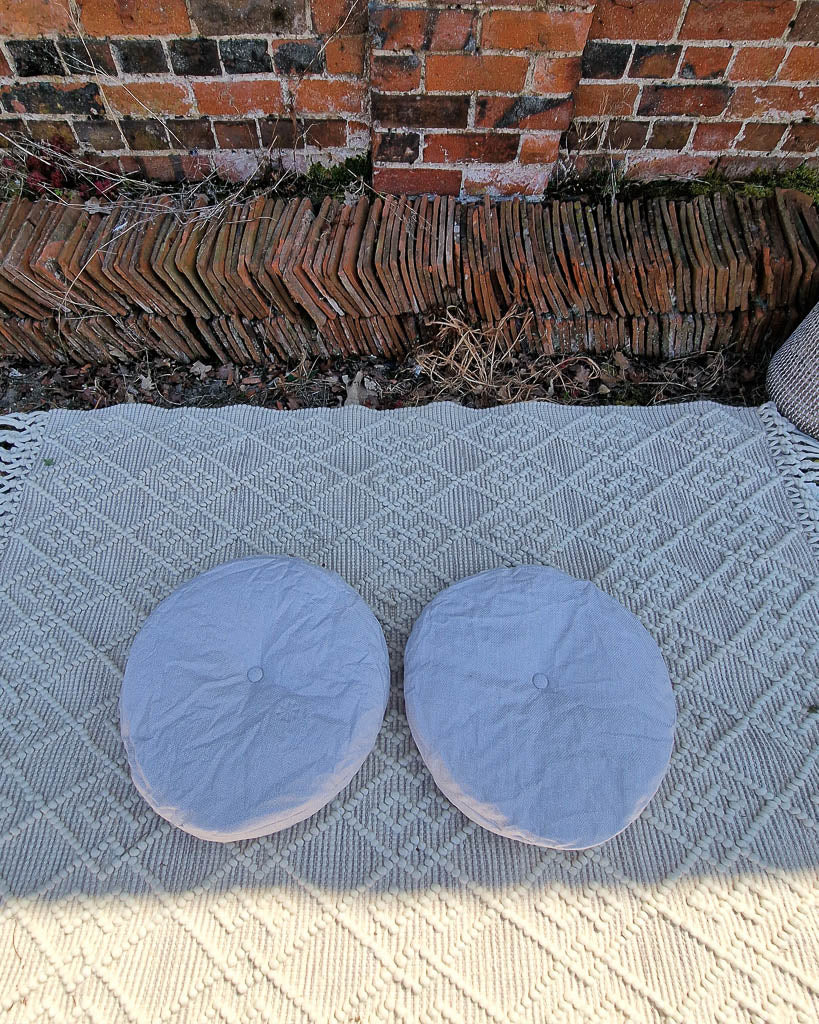 Mid Century Boho Wicker Set (2 Chairs & Table)