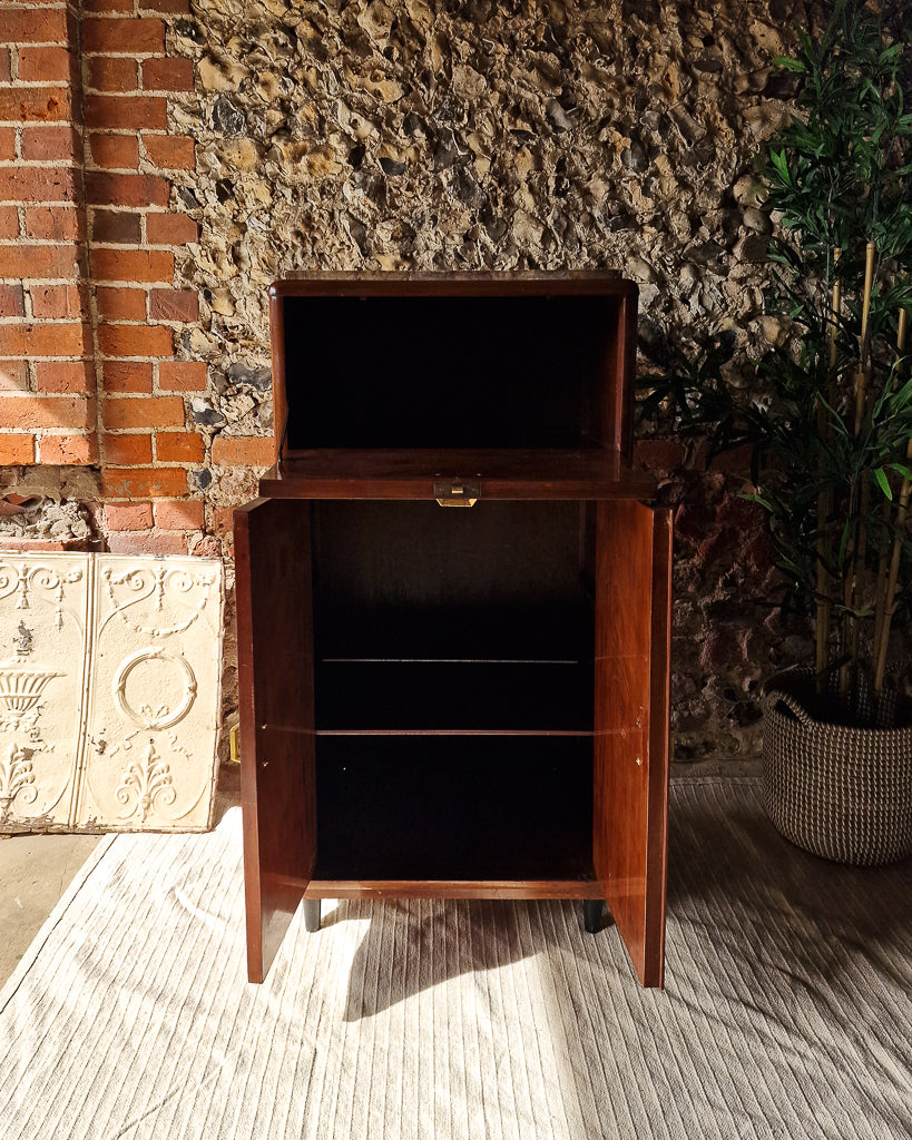 Art Deco Burr Wood Cocktail Cabinet