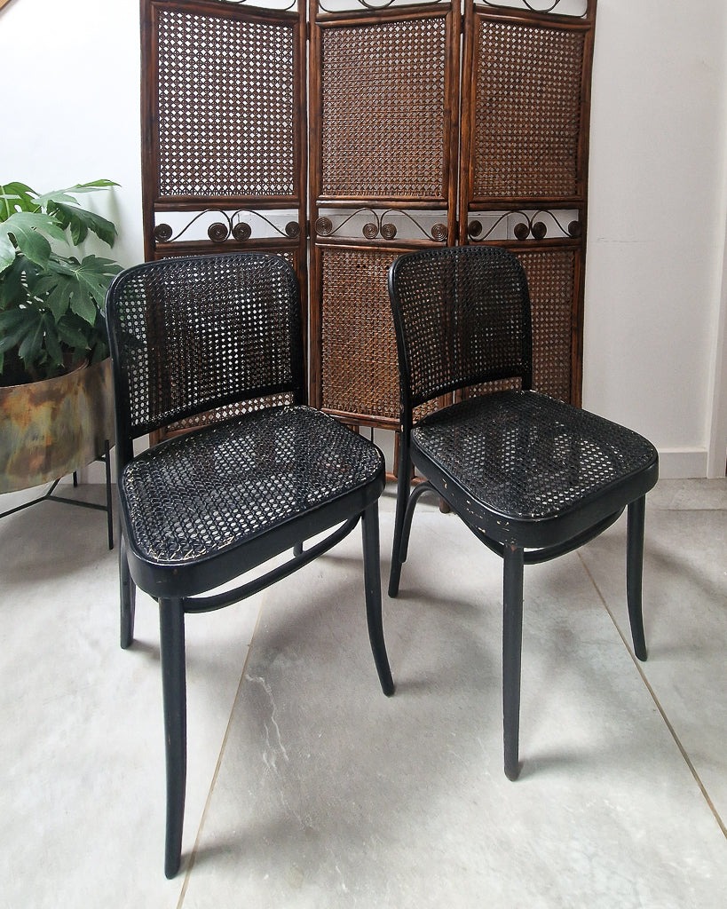 Josef Hoffman Thonet Chairs (Set of Four)