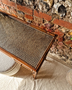 Mid Century Rattan & Cane Bamboo Dressing Table