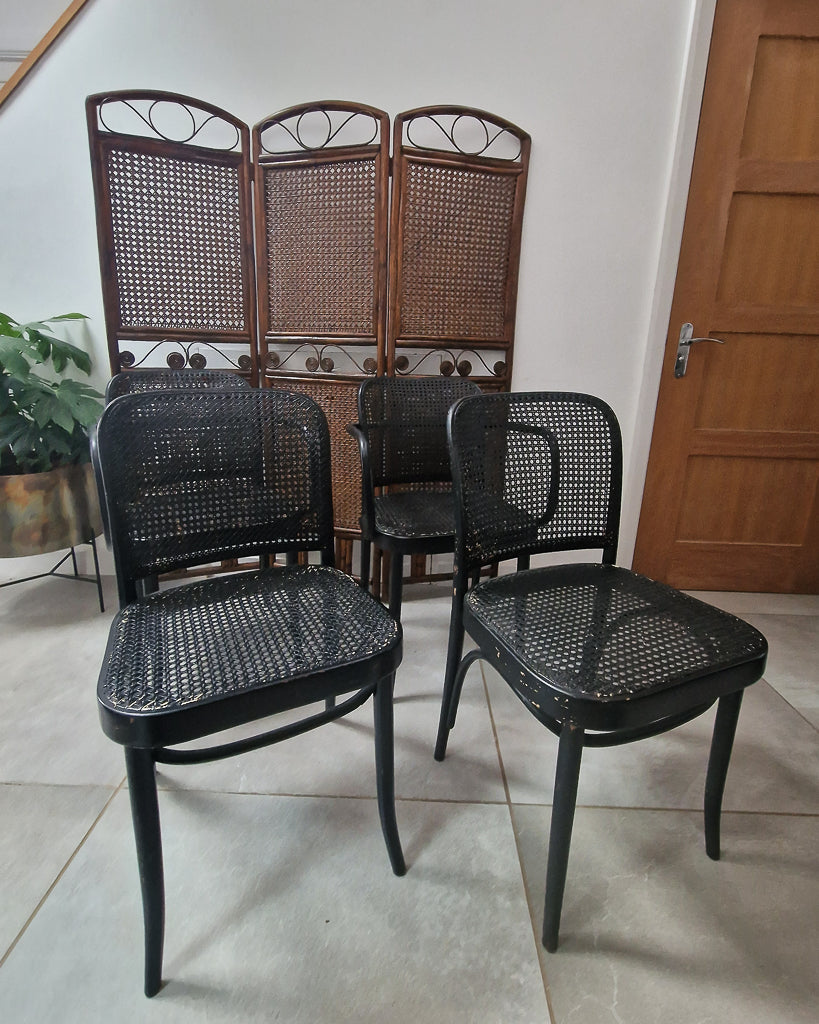 Josef Hoffman Thonet Chairs (Set of Four)
