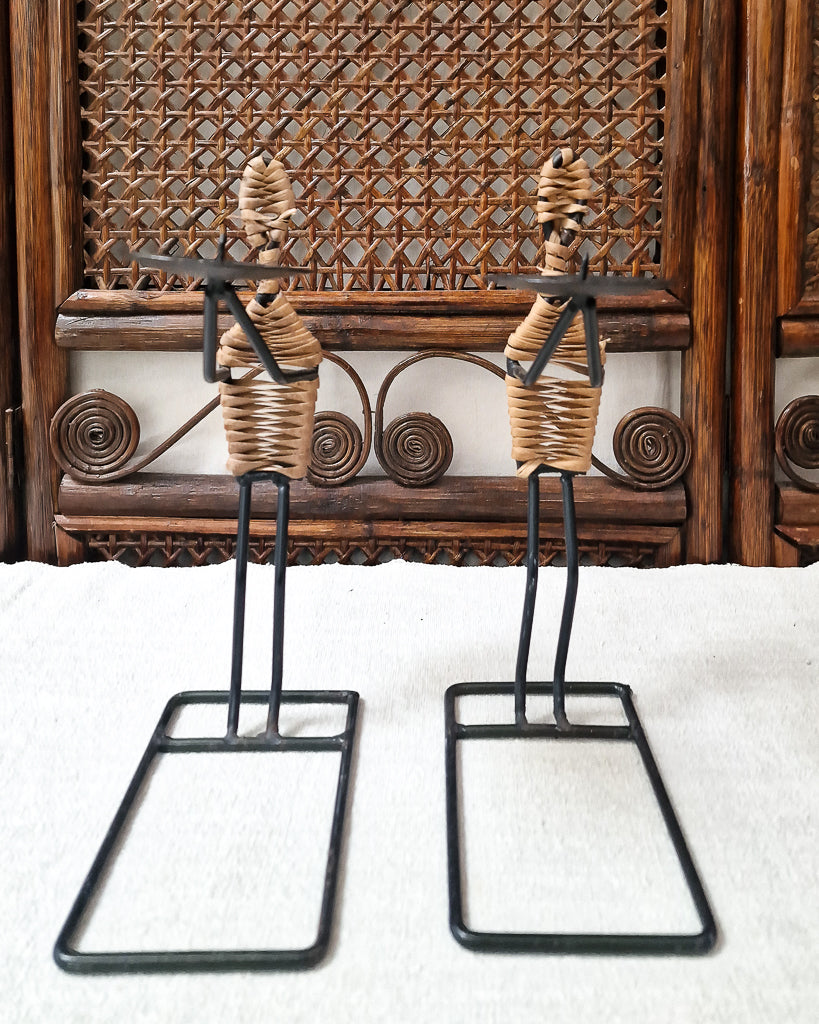 Danish Mid Century Candle Stick / Holder (Pair) Laurids Lonborg
