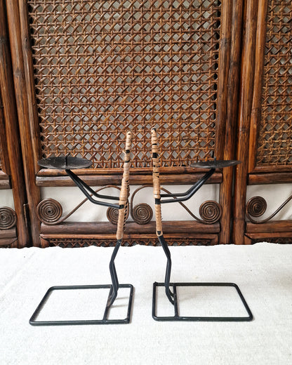 Danish Mid Century Candle Sticks / Holders (Pair) Laurids Lonborg