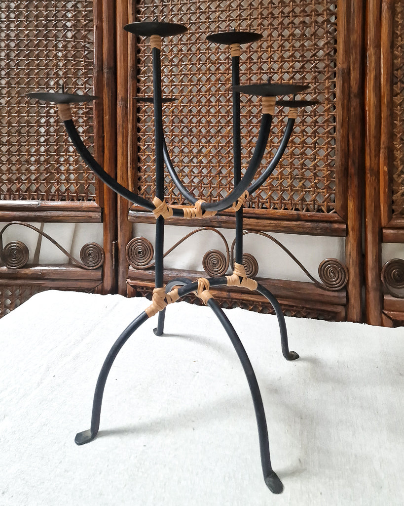 Danish Mid Century Large Candelabra Laurids Lonborg