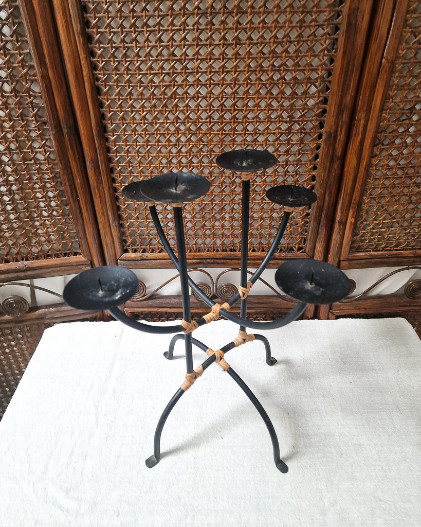 Danish Mid Century Large Candelabra Laurids Lonborg