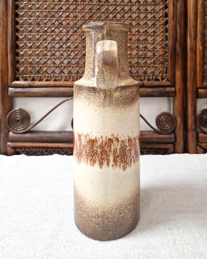 Mid Century Brutalist German Studio Pottery Fat Lava Vase – Gruffertys