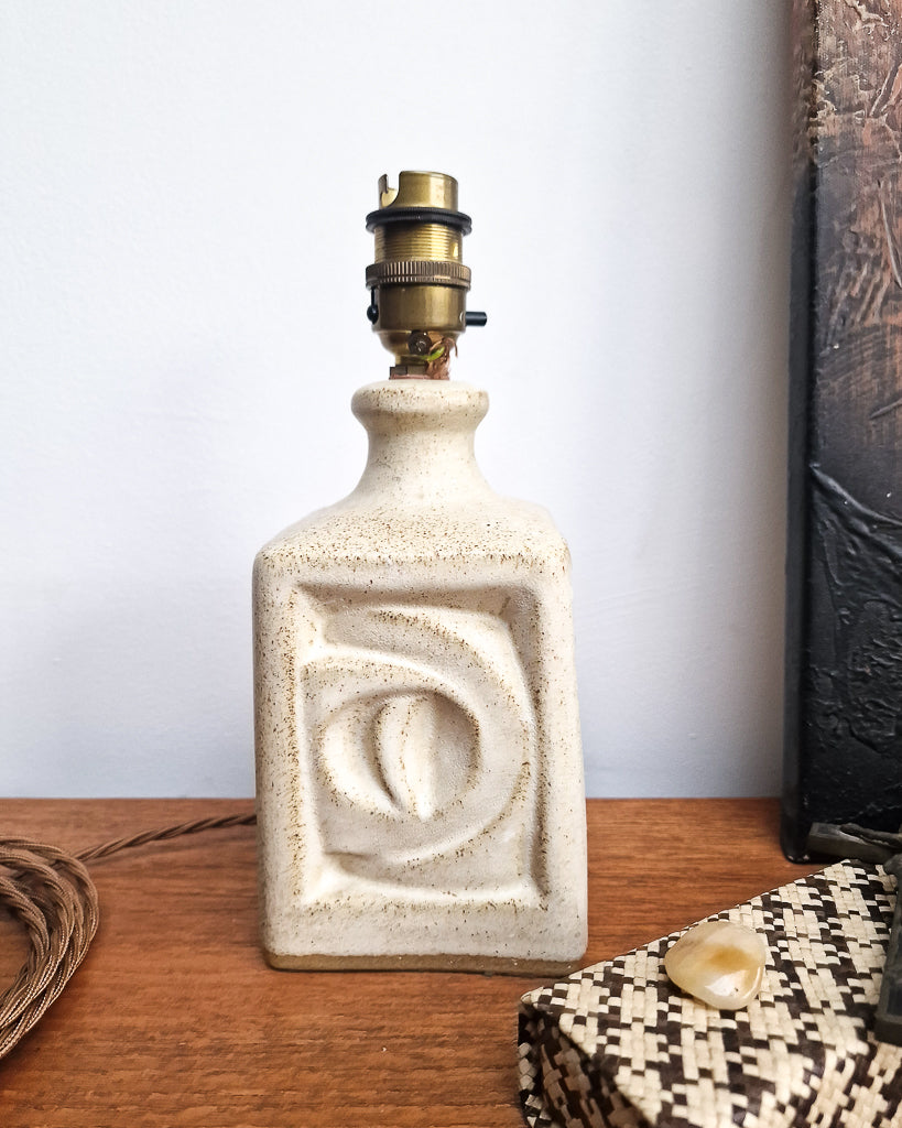 Mid Century Tremaen Studio Potter Ceramic Table Lamp