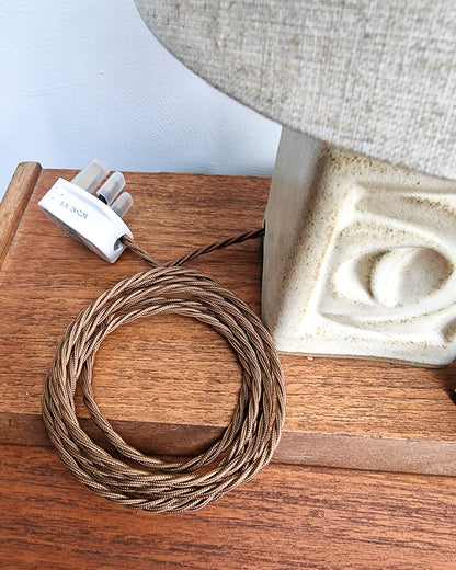 Mid Century Tremaen Studio Potter Ceramic Table Lamp