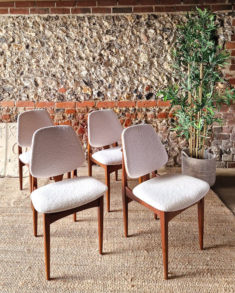 Mid Century Elliotts of Newbury Teak Dining Chairs