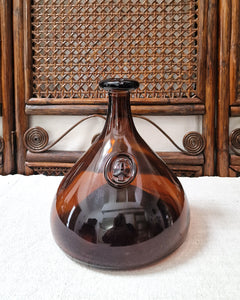 Mid Century Danish Holmgaard Viking Carafe Amber