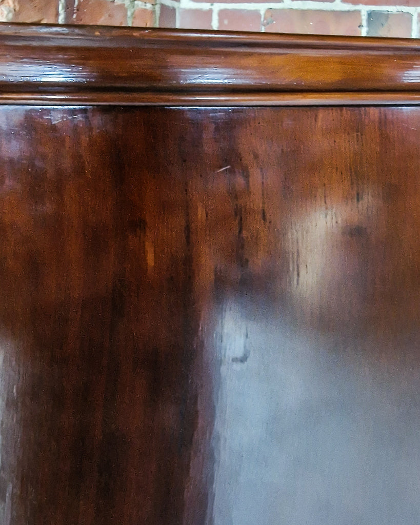 Mid Century Mahogany Corner Drinks Cabinet