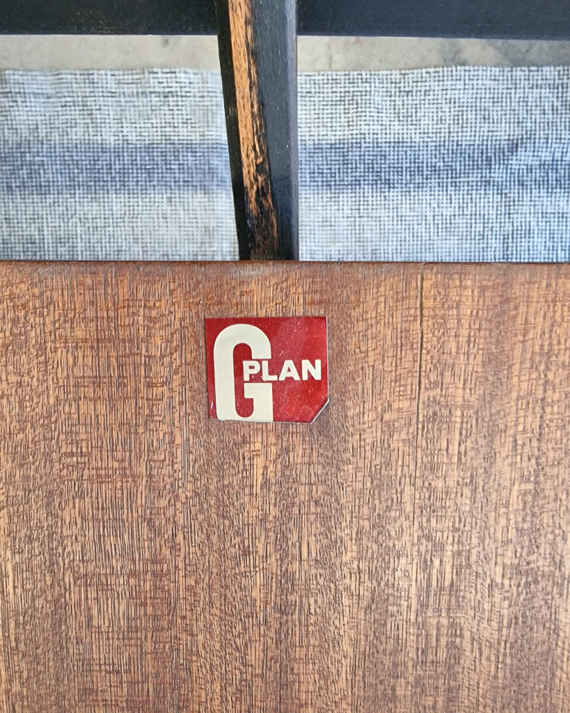 Mid Century Teak Dining Table & Ebonised Chairs (x 4)