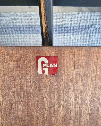 Mid Century Teak Dining Table & Ebonised Chairs (x 4)