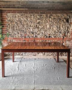 Mid Century Rosewood Extending Dining Table (6 to 10 seater)