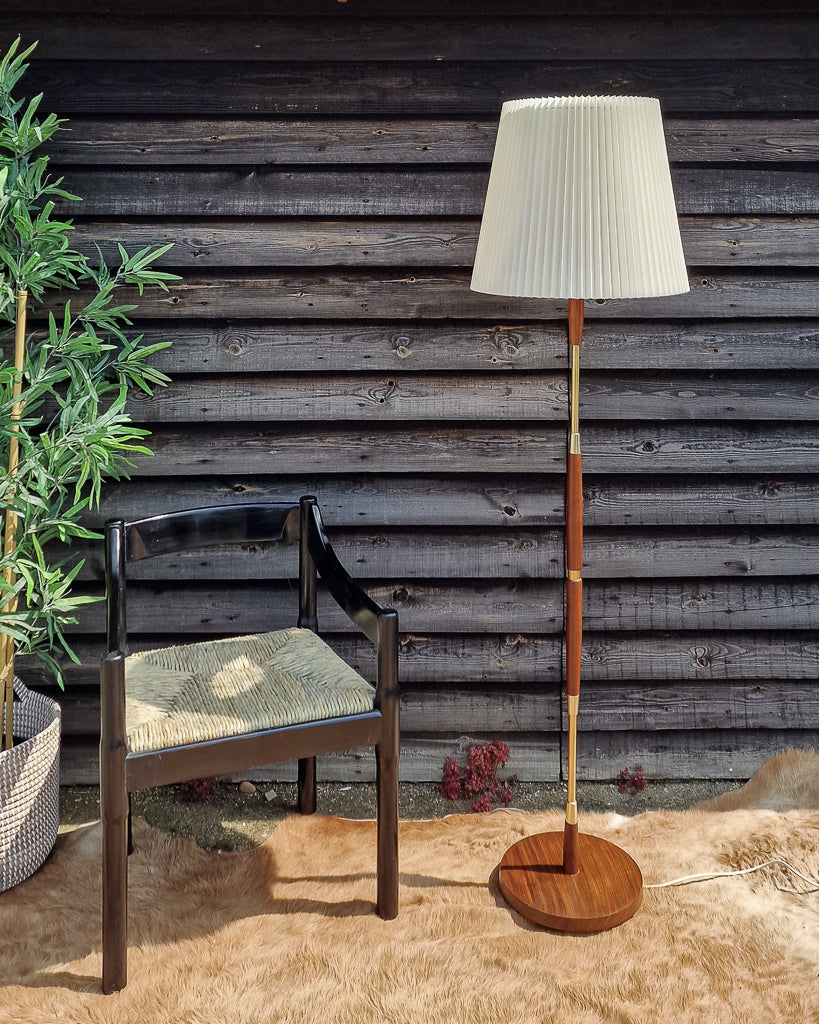 Mid Century Standard Floor Lamp inc. Shade