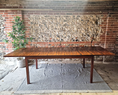 Mid Century Rosewood Extending Dining Table (6 to 10 seater)