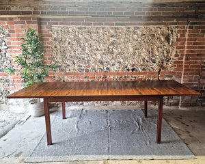 Mid Century Rosewood Extending Dining Table (6 to 10 seater)