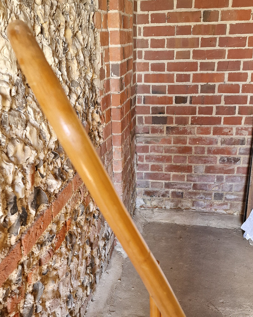 Vintage Bamboo Freestanding Mirror