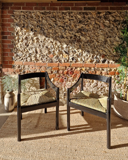 Vico Magistretti Carimate Dining Armchairs