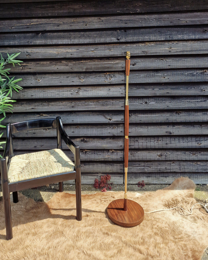 Mid Century Standard Floor Lamp inc. Shade