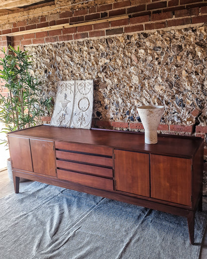 Mid Century Large Teak Sideboard